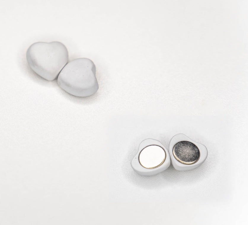White Magnet Pin