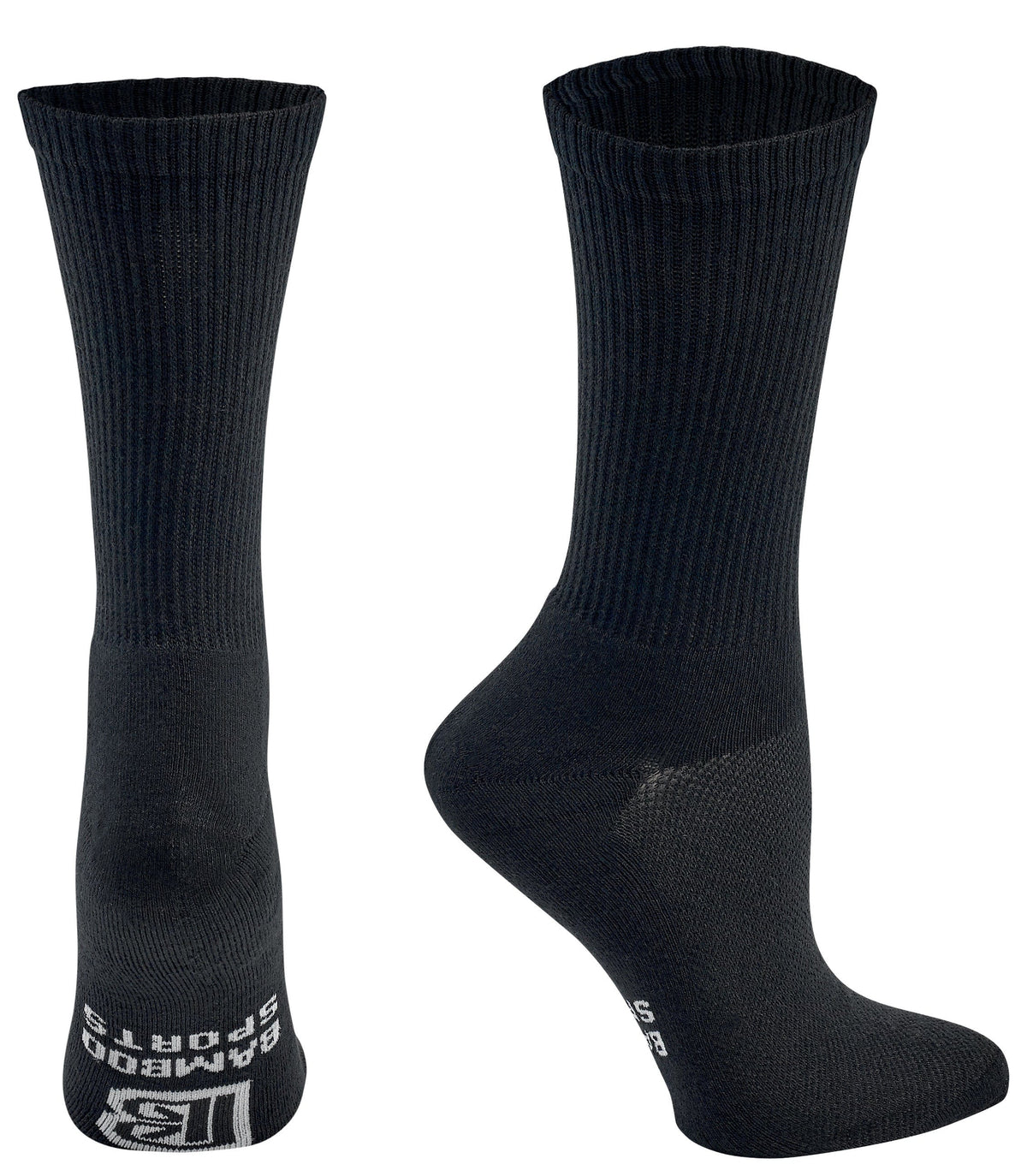 Men's Bamboo Rayon Crew Dress Socks - 3 Pair Pack