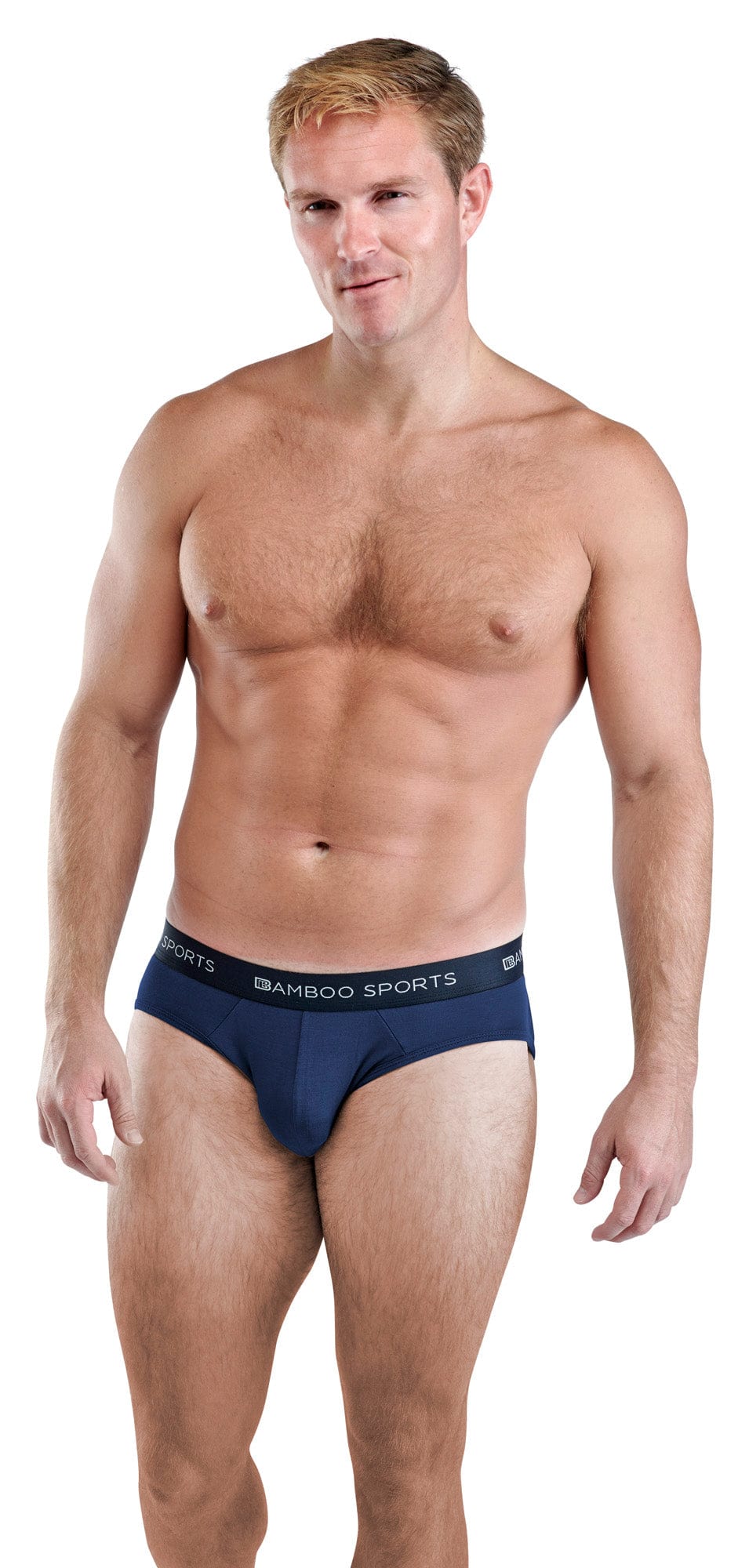Men's Bamboo Rayon No Fly Briefs Available in all sizes & 3 Colors - 4 Pack