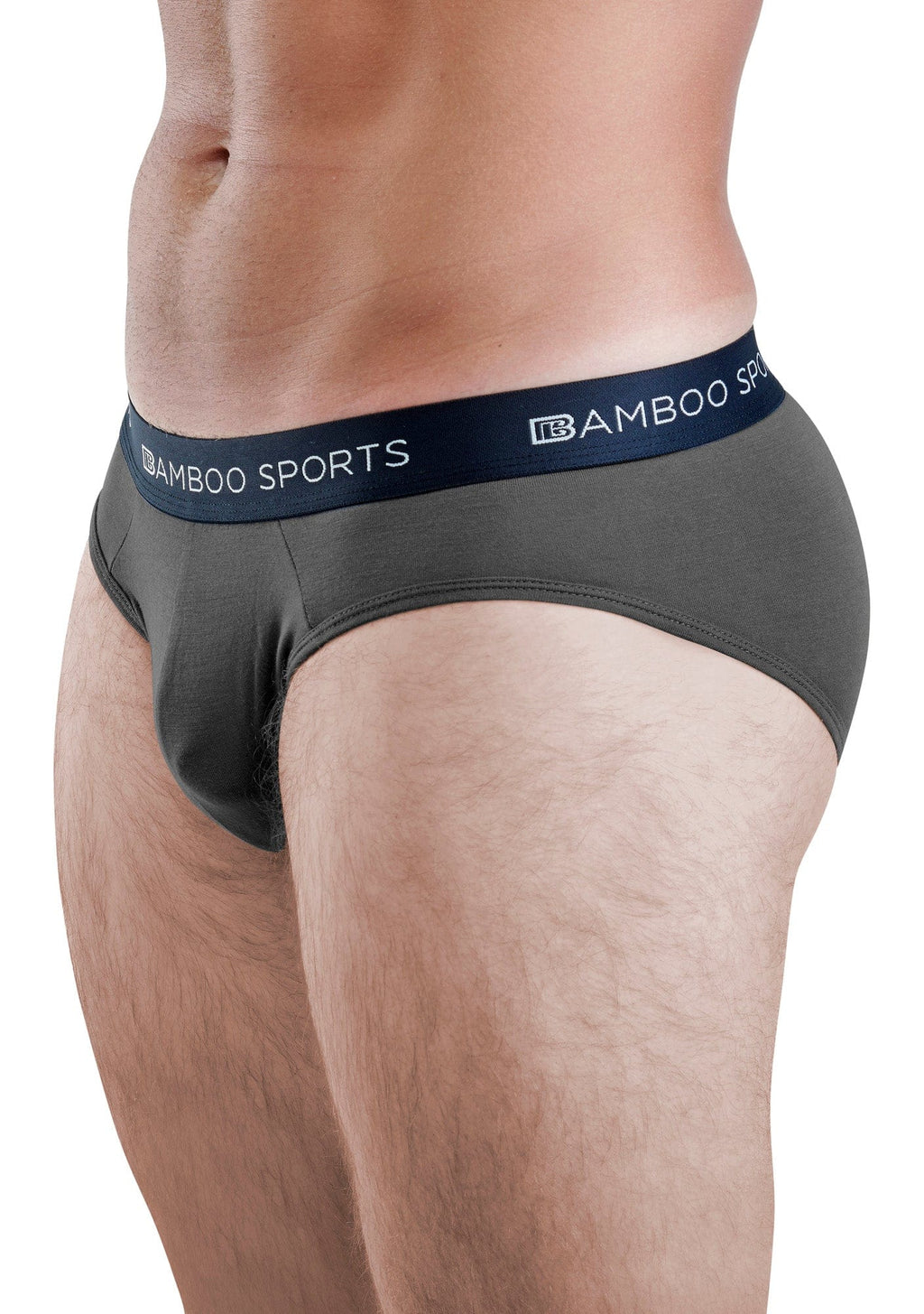 Men's Bamboo Rayon No Fly Briefs Available in all sizes & 3 Colors - 4 Pack