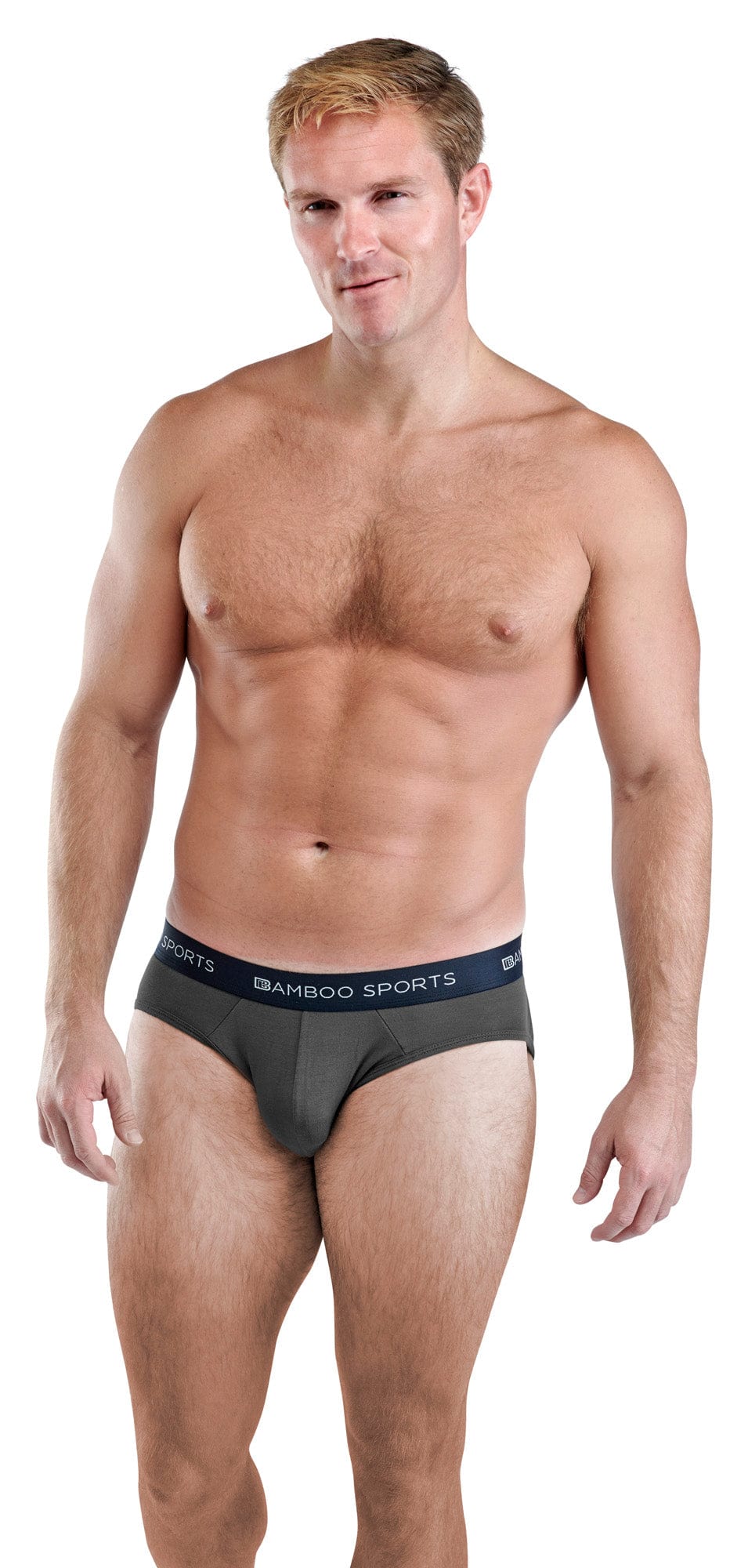 Men's Bamboo Rayon No Fly Briefs Available in all sizes & 3 Colors - 4 Pack