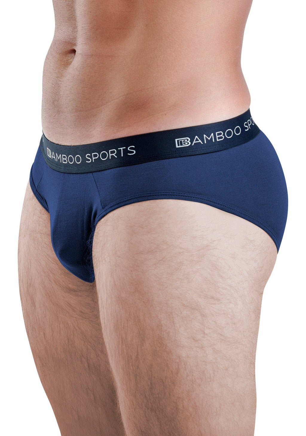 Men's Bamboo Rayon No Fly Briefs Available in all sizes & 3 Colors - 4 Pack