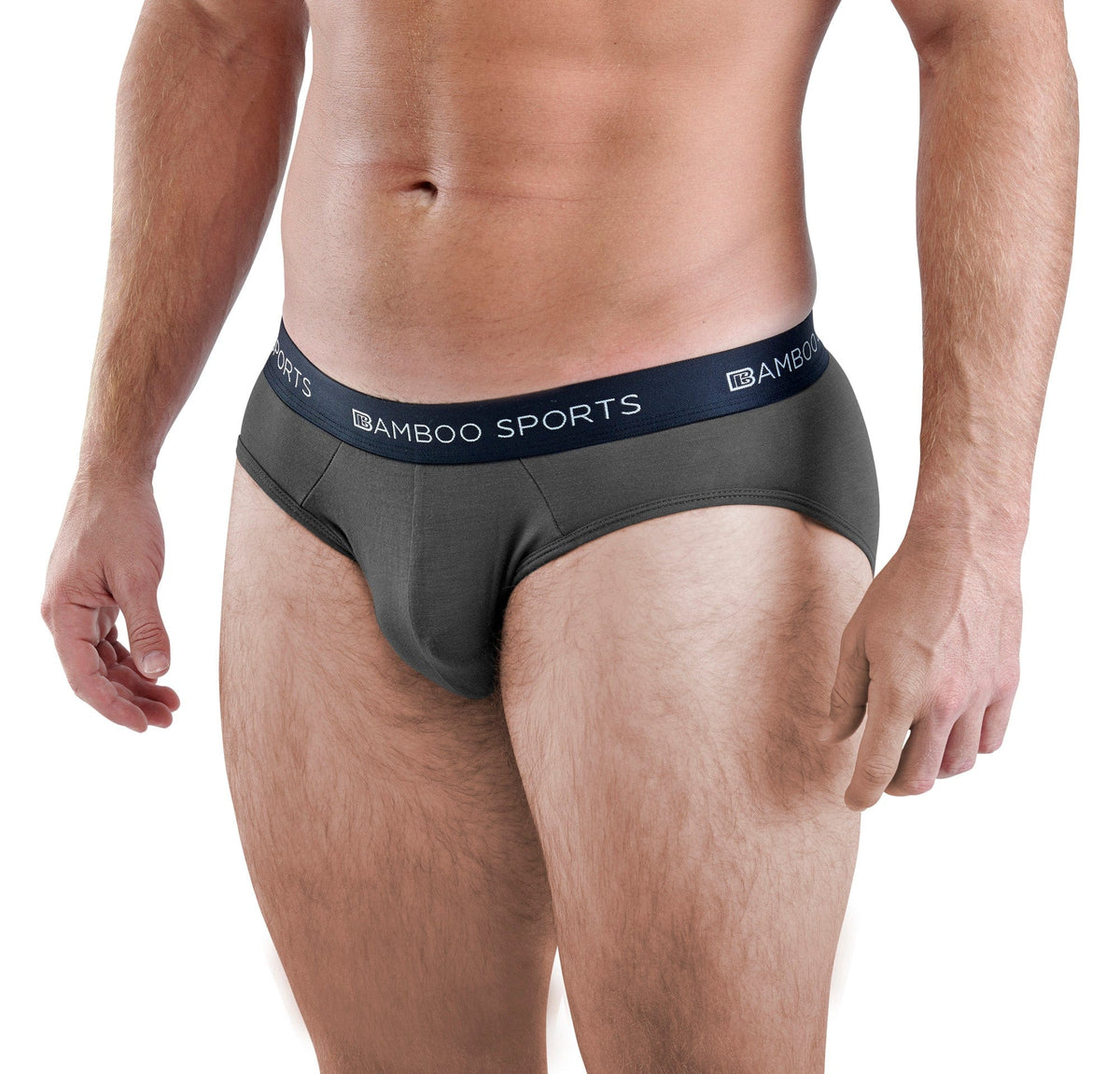 Men's Bamboo Rayon No Fly Briefs Available in all sizes & 3 Colors - 4 Pack