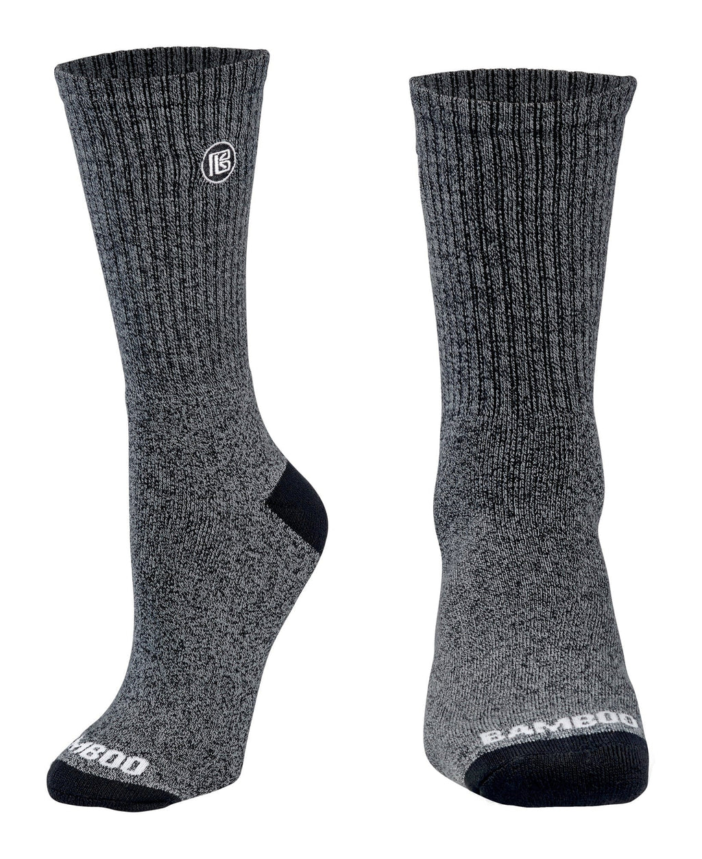 Premium Bamboo Rayon Crew Socks - 3 Pair and 6 Pair Packs Available