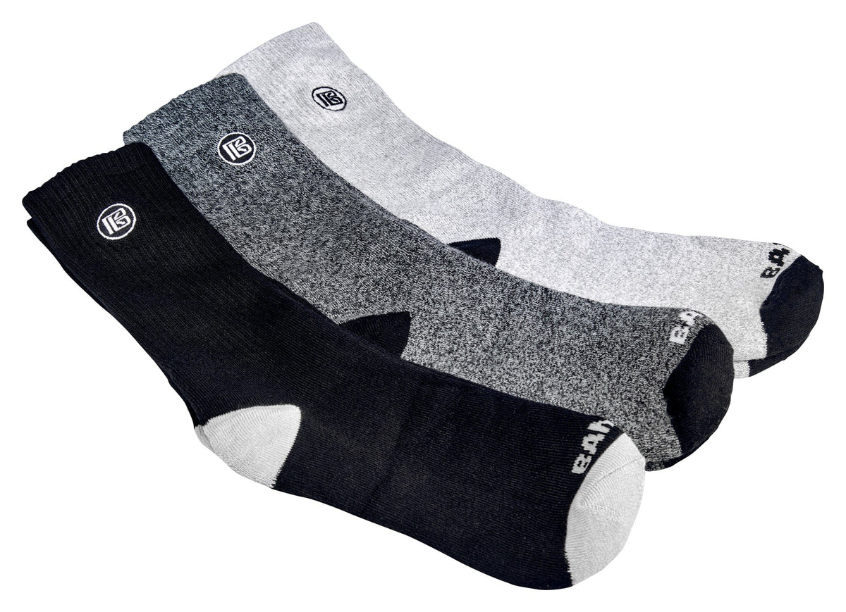 Premium Bamboo Rayon Crew Socks - 3 Pair and 6 Pair Packs Available