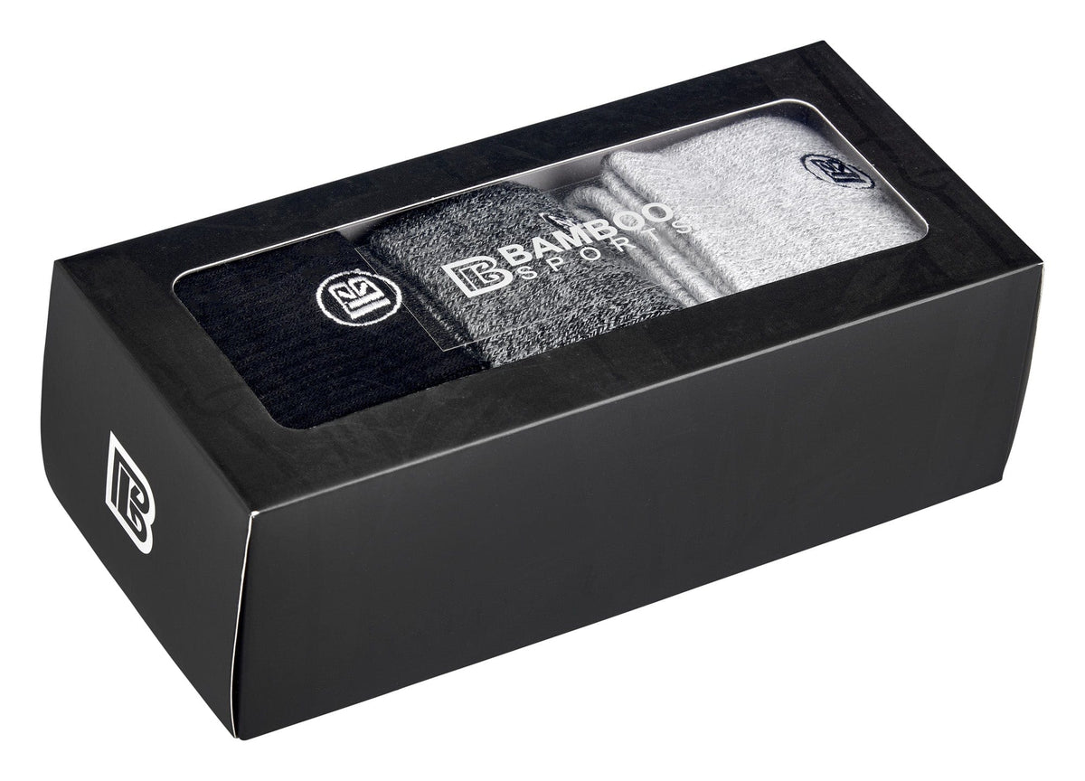 Premium Bamboo Rayon Crew Socks - 3 Pair and 6 Pair Packs Available