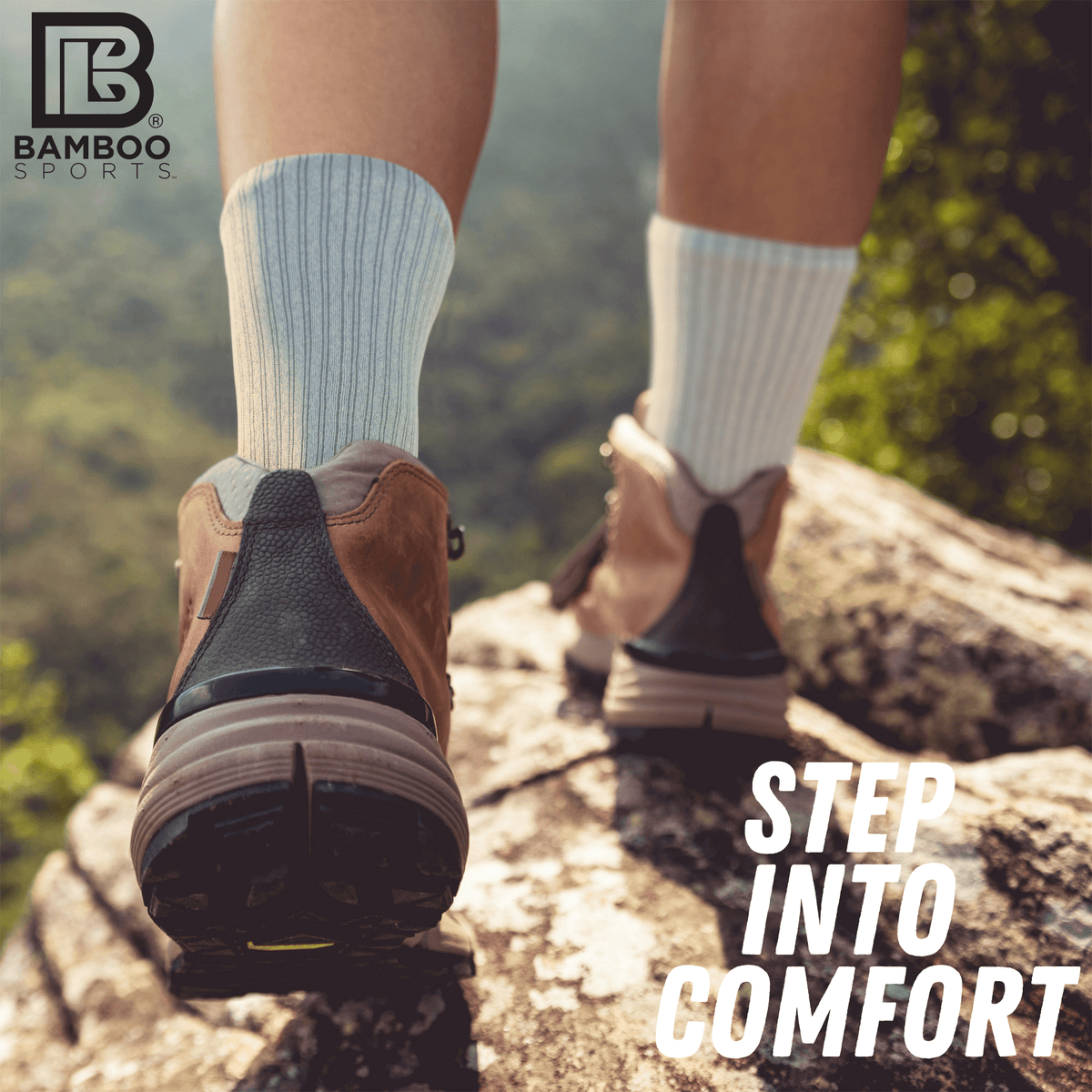 Premium Bamboo Rayon Crew Socks - 3 Pair and 6 Pair Packs Available