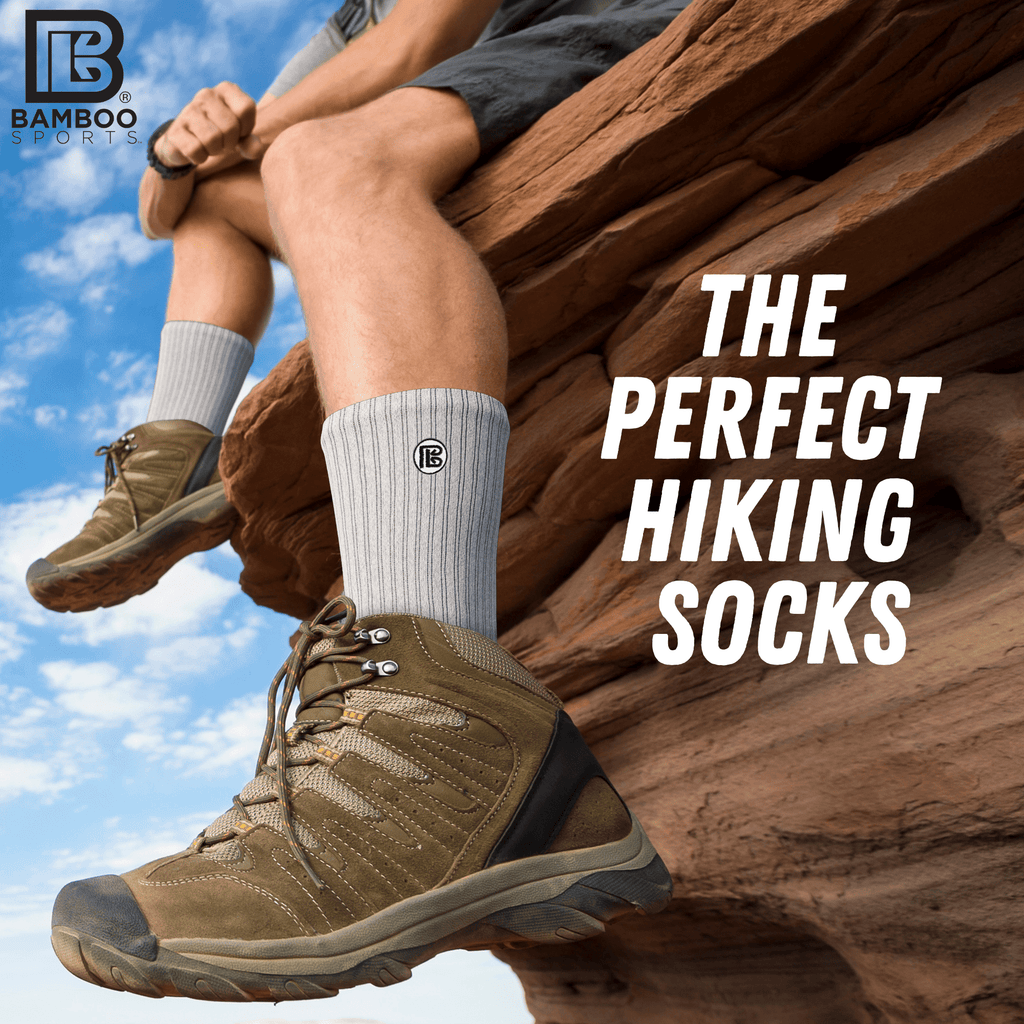Premium Bamboo Rayon Crew Socks - 3 Pair and 6 Pair Packs Available
