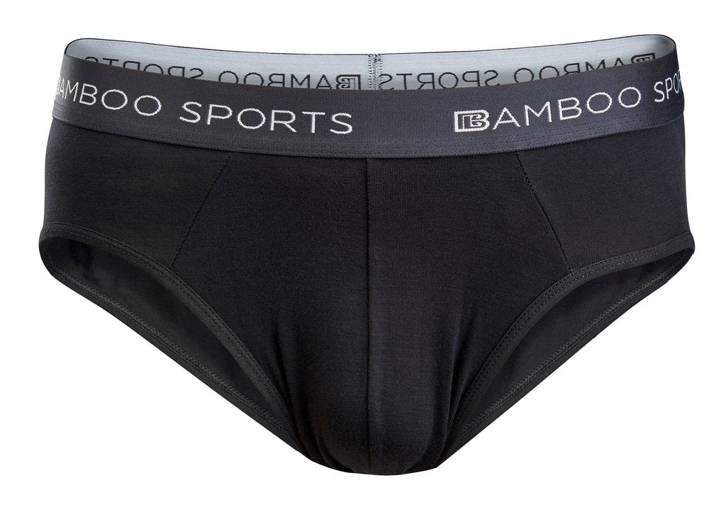 Men's Bamboo Rayon No Fly Briefs Available in all sizes & 3 Colors - 4 Pack