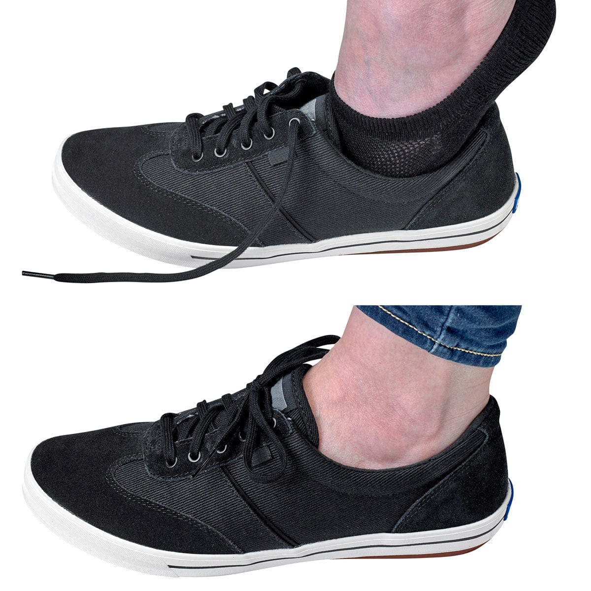 Invisible No Show Bamboo Rayon Socks - 3 Pair and 6 Pair Packs Available