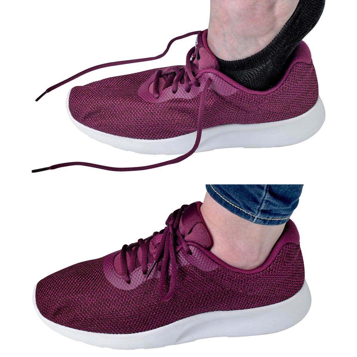 Invisible No Show Bamboo Rayon Socks - 3 Pair and 6 Pair Packs Available