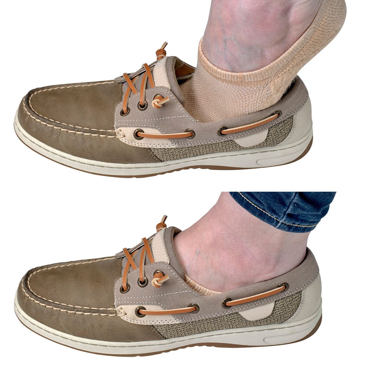 Invisible No Show Bamboo Rayon Socks - 3 Pair and 6 Pair Packs Available