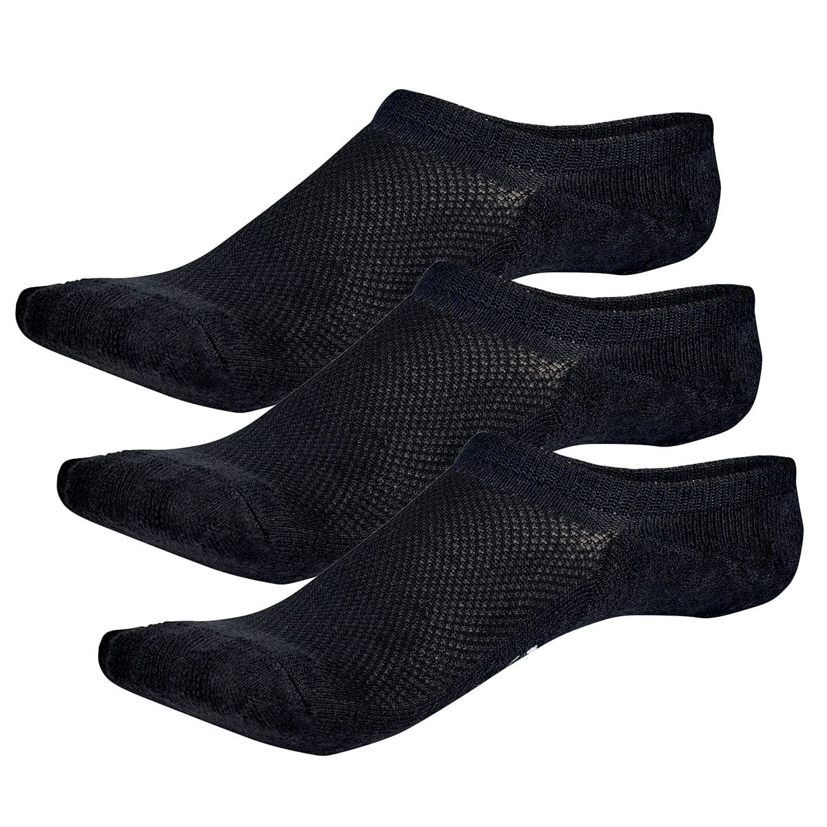 Invisible No Show Bamboo Rayon Socks - 3 Pair and 6 Pair Packs Available