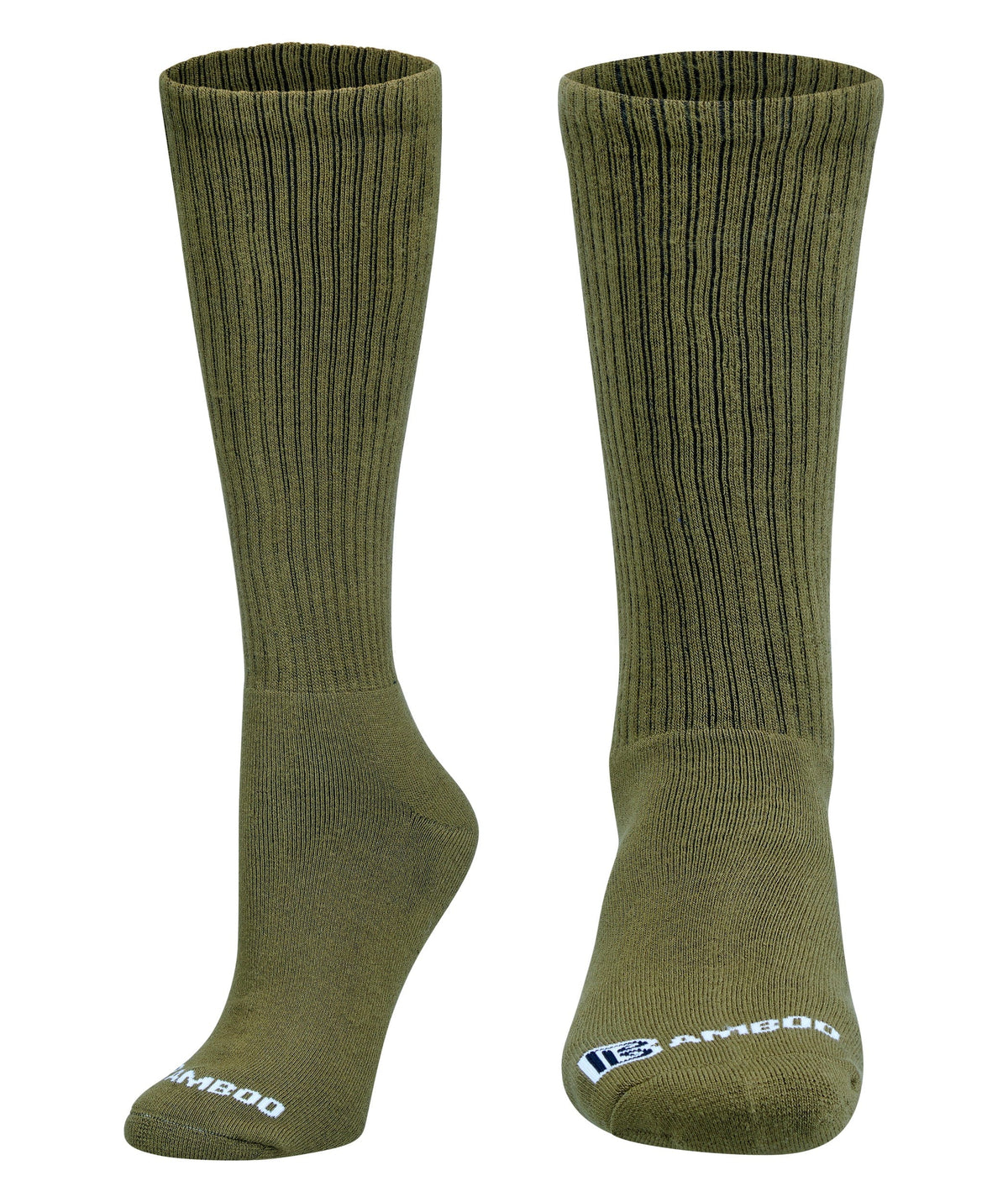 Military Knee high Premium Crew Socks - 2 Pack