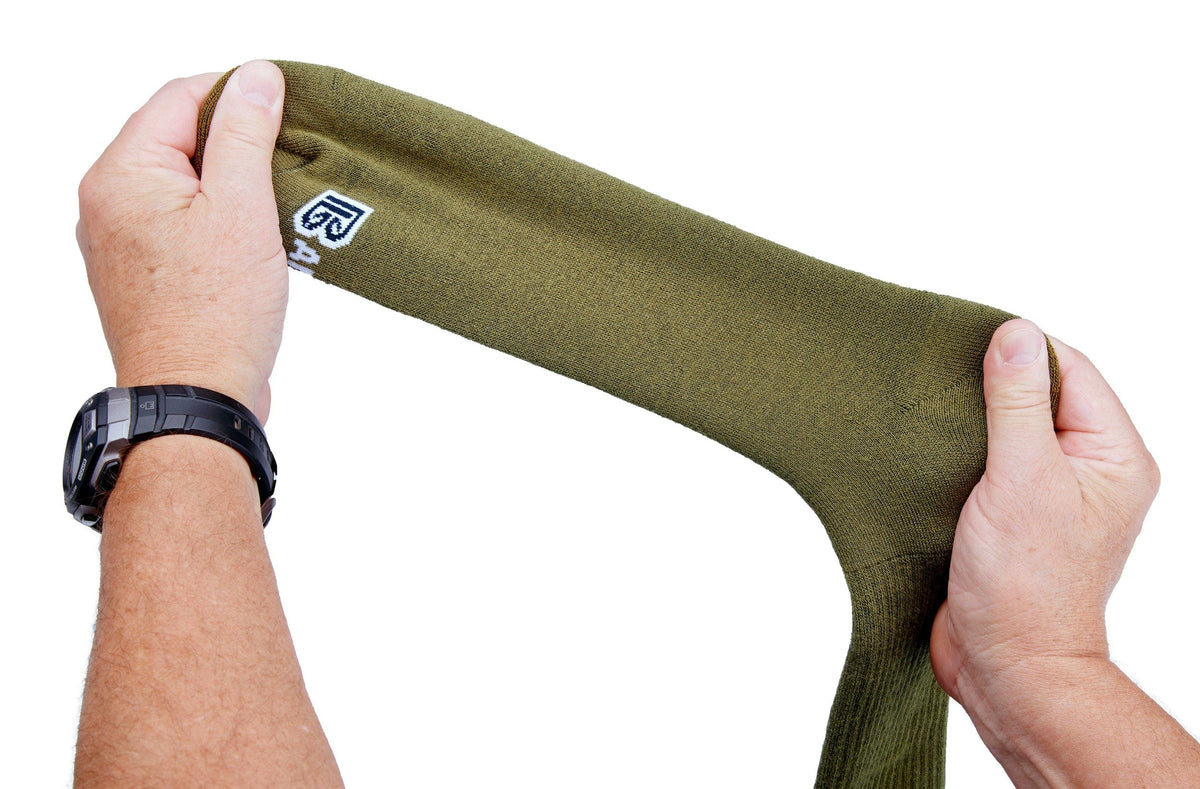 Military Knee high Premium Crew Socks - 2 Pack