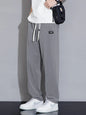 Men's Plus Size Casual Drawstring Wide Leg Pants