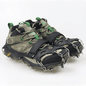 1 pair Outdoor ice claw anti slip shoe cover hiking shoe nail chain stainless steel anti slip snow climbing anti fall shoe nail chain