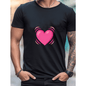 Celebrate in Style with This 100% Cotton Men's Valentine's Day Tee