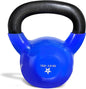 Kettlebell, 5-100 LB Vinyl Coated Cast Iron Strength Training Kettlebells for Home Gym Exercises, Fitness, Full Body Workout Equipment, Push Ups, and Grip Strength