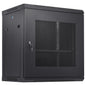 VEVOR 12U Wall Mount Server Cabinet, 15.5'' Depth, Network Rack Enclosure, Supports up to 200 lbs, Secure Locking System, Ideal for IT Hardware, Audio/Video Components