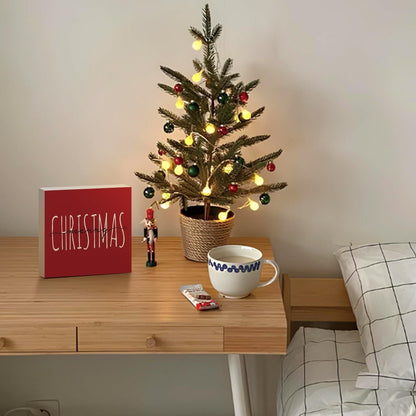 Christmas Decor Red Truck Christmas Wooden Box Signs Buffalo Plaid Christmas Decorations Christmas Decor for Home Office Bedroom Fireplace Car Tiered Tray Decor Christmas Gifts for Women 5x5