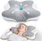 Ergonomic Cervical Neck Pillow for Sleeping – Memory Foam Pillow with Massage Nodes for Neck Pain Relief, Side Sleeper & Back Support