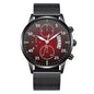 Luminous Calendar Dial Three Eyes And Six Needles Calendar Watch Men