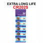 5 x Fresh CR 2025 CR2025 ECR2025 BR2025 LITHIUM COIN CELL Battery Exp 2029 NEW