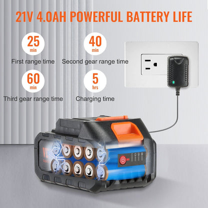 Cordless Pressure Washer, 652-PSI 1.0 GPM Portable Power Cleaner, Handheld High-Pressure Car Washer Gun with 4.0Ah Battery, Charger, 6-in-1 Nozzle, for Home/Floor Cleaning & Watering
