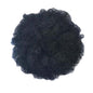Afro Puff Drawstring Hair Bun Extension Short Synthetic Ponytail Clip On Kinky Drawstring Curly Hair Piece,Black