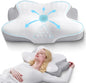 Ergonomic Cervical Neck Pillow for Sleeping – Memory Foam Pillow with Massage Nodes for Neck Pain Relief, Side Sleeper & Back Support