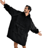 Krifey Wearable Blanket Hoodie, Oversized Sherpa Hooded as Birthday Gifts Christmas Gifts for Mom Women Girlfriend Men, Cozy Sweatshirt with Giant Pocket