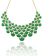 Jane Stone Fashion Statement Collar Necklace Vintage Openwork Bib Costume Jewelry
