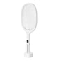 VEVOR Electric Fly Swatter, Zapper Racket with 3 Layers Mesh & Digital Screen Display, Dual Modes Fly Killer with 1500mAh Battery Rechargeable for Home, Bedroom, Kitchen and Patio, White