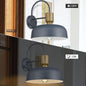 Outdoor Gooseneck Barn Light – Blue