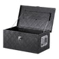 20"x12"x9.5" Heavy Duty Aluminum Truck Bed Tool Box for Pickup RV Black