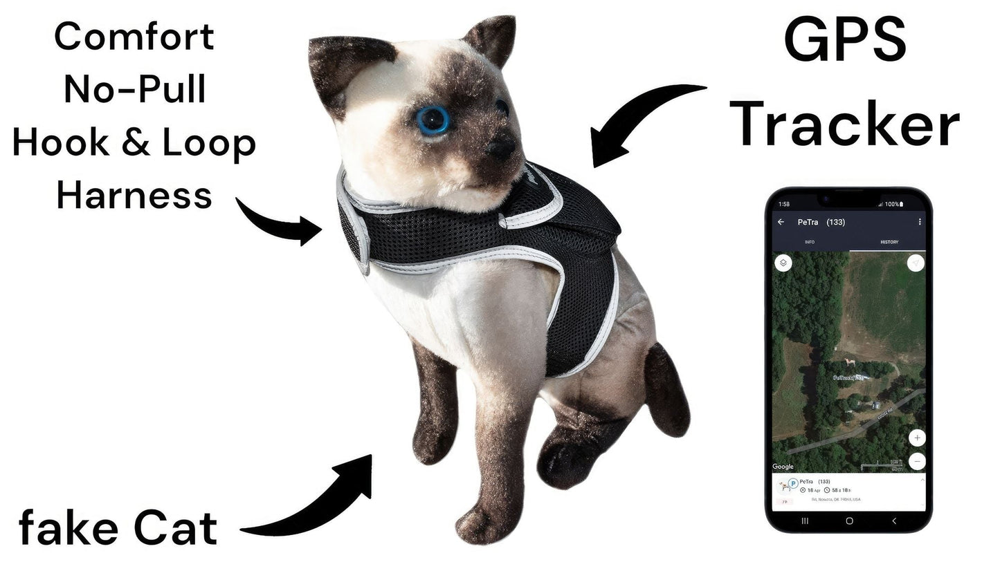 GPS Rechargeable Tracking Device for Pets Realtime Surveillance System Size:XXL