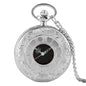 Vintage Charm Black Unisex Fashion Roman Number Quartz Steampunk Pocket Watch Women Man Necklace Pendant with Chain Gifts P427