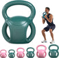 3 Handle Kettlebells Weight - Weight for Women Options 5, 10, 15 and 20 LB for Russian Twists AB Exercise, Weightlifting and Core Fitness Exercise Home Gym [Single in Sold]