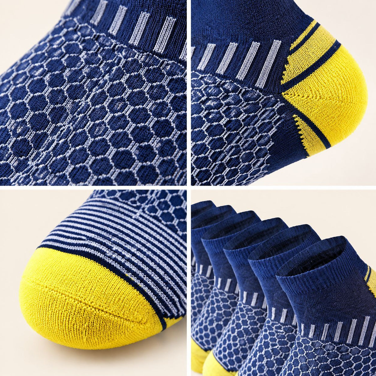 20 Pairs Athletic Socks, Breathable & Comfortable One Size Fits Most Ankle Socks, Short Crew Socks for Men and Women, Unisex