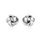 Sterling Silver Polished Love Knot Earrings(10mm)