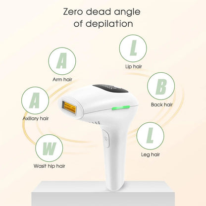 Professional Laser Epilator IPL Hair Removal Body Bikini Leg Depilatory Devic 900,000 Flashes 5 Levels Epilator Painless Electric Epilator Machine