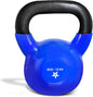 Kettlebell, 5-100 LB Vinyl Coated Cast Iron Strength Training Kettlebells for Home Gym Exercises, Fitness, Full Body Workout Equipment, Push Ups, and Grip Strength