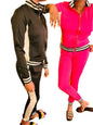 Set Tracksuit Zipper Top, Sport Suit, Loungewear Set, Matching Jogger set