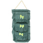 [Plaid & Bowknot] Green/Wall Hanging/ Hanging Baskets/Wall Organizers/ Baskets (11*21)