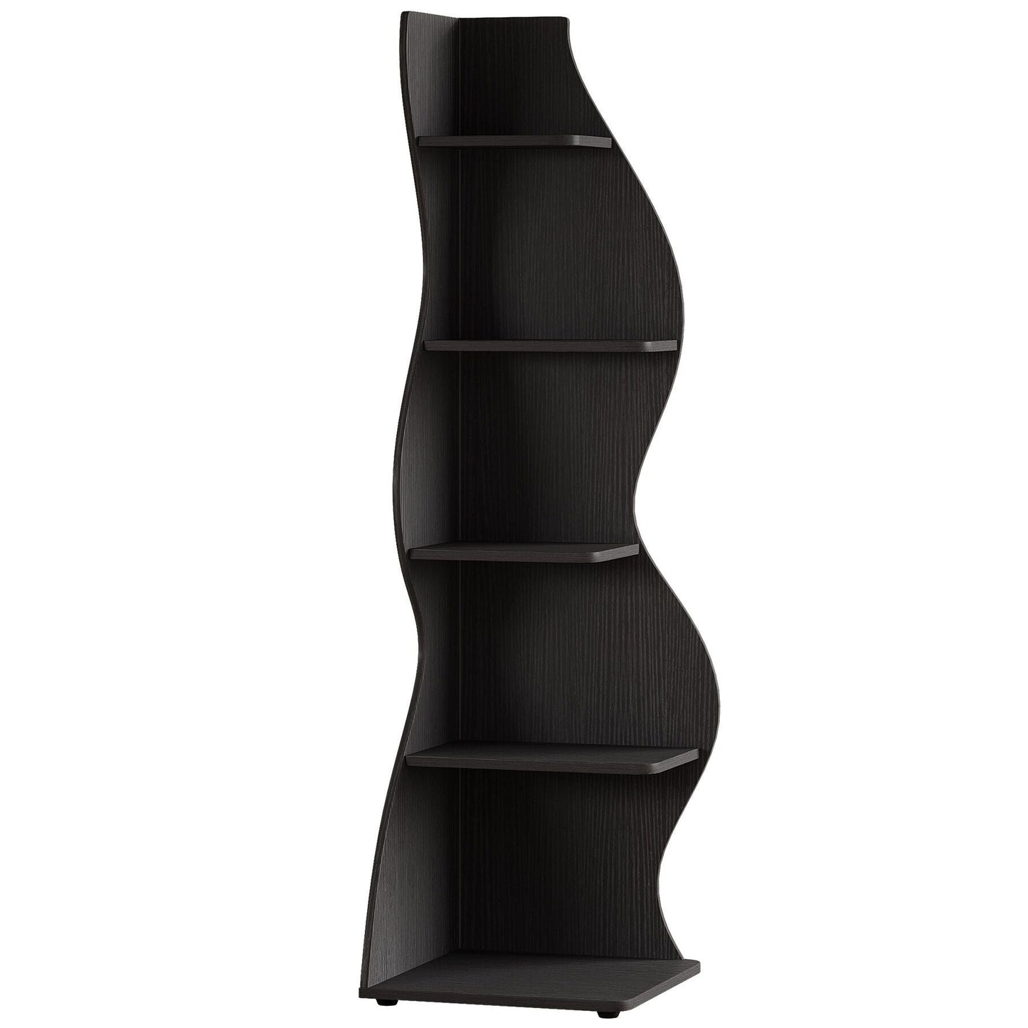 Modern Wall Corner Bookshelf Bookcase