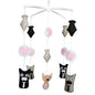 Cute Cats Gentlemen Baby Crib Mobile Musical Crib Mobile Toy Gift Halloween Decor