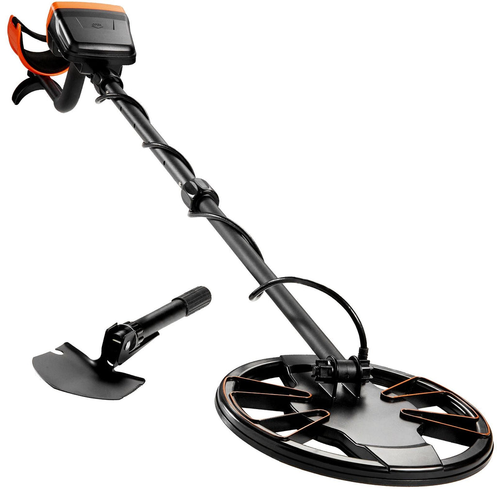 Metal Detector for Adults & Kids, 10 Inch Waterproof Search Coil with LCD Display 7 Modes, Adjustable 41''-52'' Aluminum Stem, DSP Chip Higher Accuracy Gold Detector 10'' Detection Depth