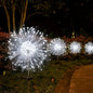 120 LED Solar Fireworks Lights, Starburst Fairy Lights with 8 Lighting Modes, IP4X, Solar Powered Pathway Lights for Patio, Yard, Christmas Holiday Decor, Plastic & Copper Material, No Feather,