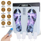 TENS & EMS Foot Massager with 10 Modes & 50 Intensity Levels - Electric Foot Stimulator for Neuropathy, Plantar Fasciitis & Pain Relief - 4 Electrode Pads for Full Body - Cordless with Remote Control